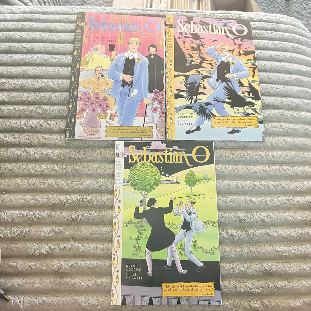 Sebastian O DC Vertigo Comics Lot 3 Issues #1-3 1993 Morrison Yeowell Set